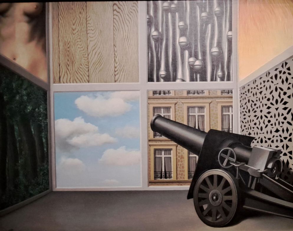 "Sulla soglia della libertà", un dipinto di René Magritte del 1930 - Rotterdam, Museo Boijmans Van Beuningen