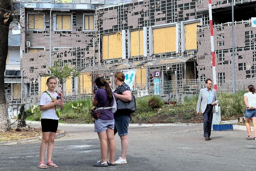 I piccoli pazienti tornano nell’ospedale pediatrico di Kiev bombardato - Gambassi