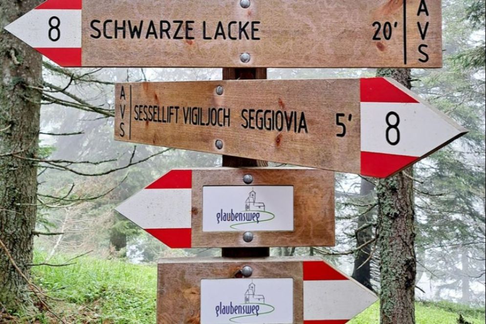 I sentieri sul Monte San Vigilio - G.Matarazzo