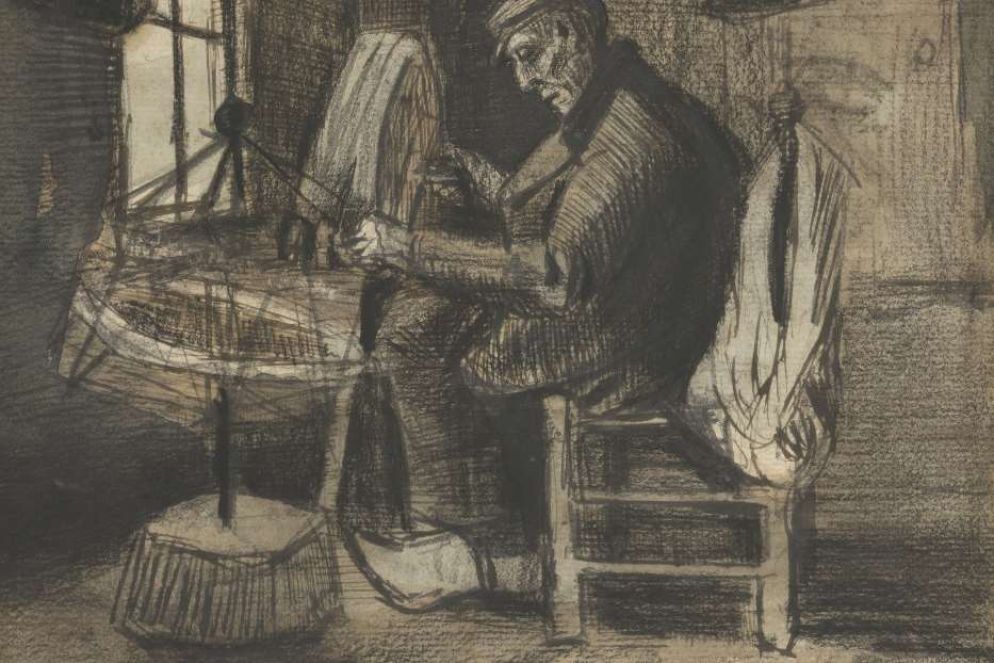 Vincent Van Gogh, “Uomo che avvolge il filato”, 1884 (particolare) - © Kröller-Müller Museum, Otterlo, The Netherlands
