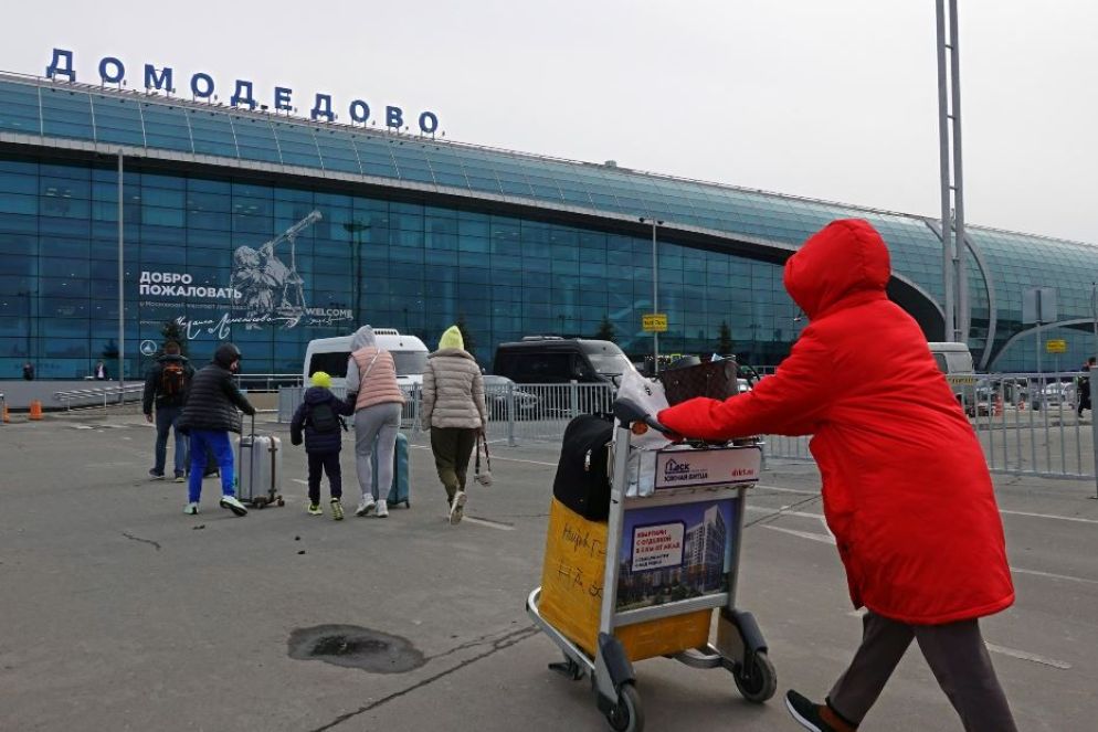 L'aeroporto di Mosca - Ansa