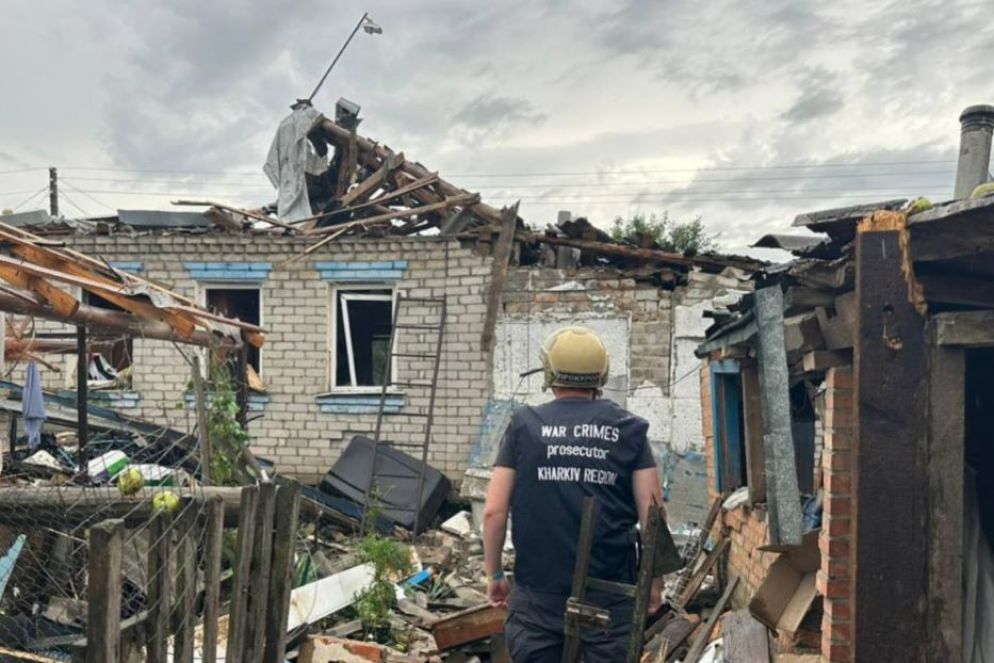 Le conseguenze degli ultimi bombardamenti russi nel distretto di Kupyansk, ultimo lembo della regione di Kharkiv al confine con la Russia - Procura di Kharkiv