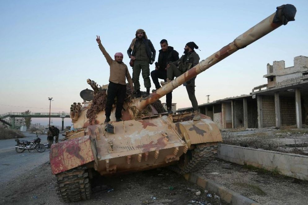 I miliziani ad Aleppo - Ansa