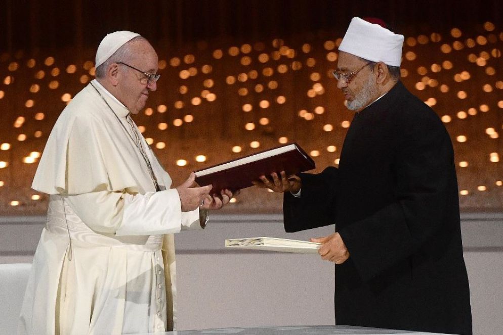 Il Papa e il grande imam di al-Azhar - Vatican Media