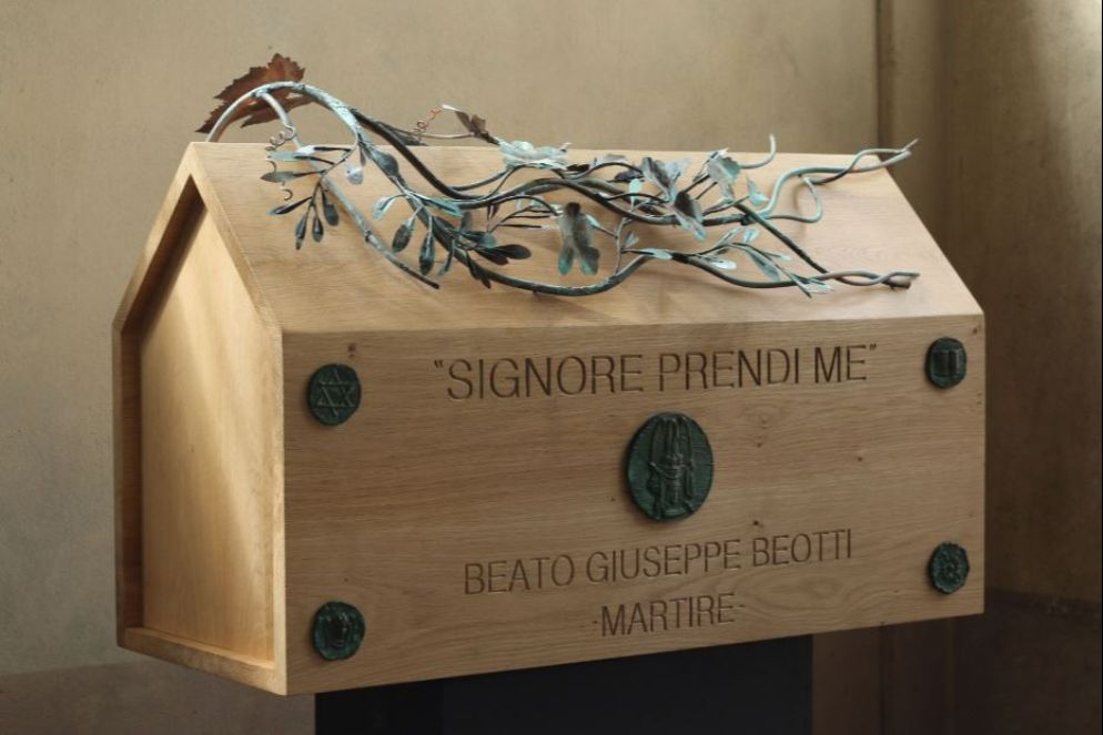L'urna che custodisce le spoglie del beato - Diocesi di Piacenza-Bobbio