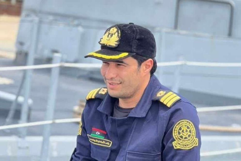 Abdurahman al-Milad, detto Bija, in una recente foto a bordo di una motovedetta donata dall'Italia - undefined