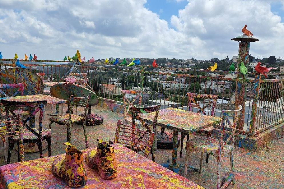 Il panorama dalla terrazza sul tetto - Brogi