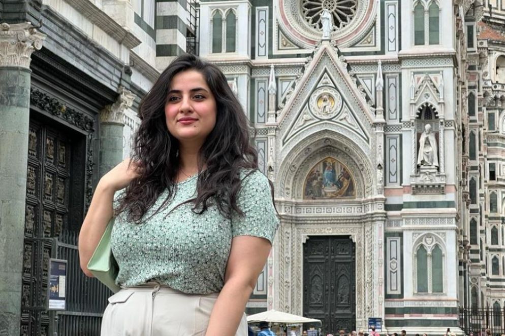 Marina Nasrat Francis Nimro, delegata dell'Iraq, al Consiglio dei giovani del Mediterraneo - Gambassi