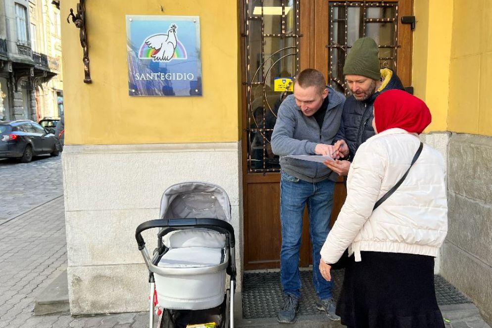 L'hub solidale di Sant'Egidio a Leopoli, riferimento per gli sfollati di guerra - Gambassi