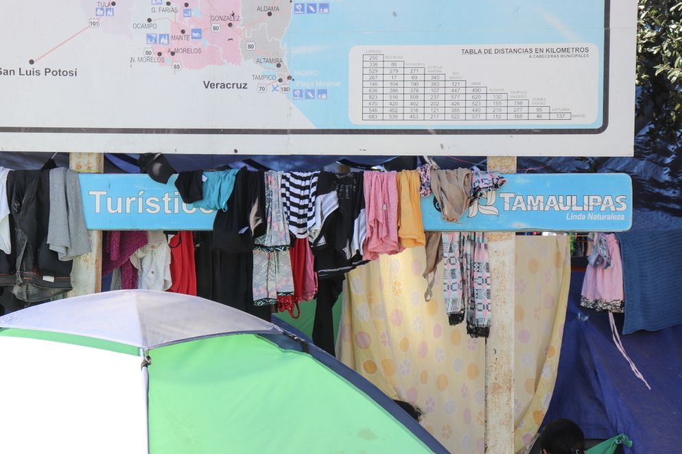 Il campo di Reynosa è nato nella piazza principale - Msf