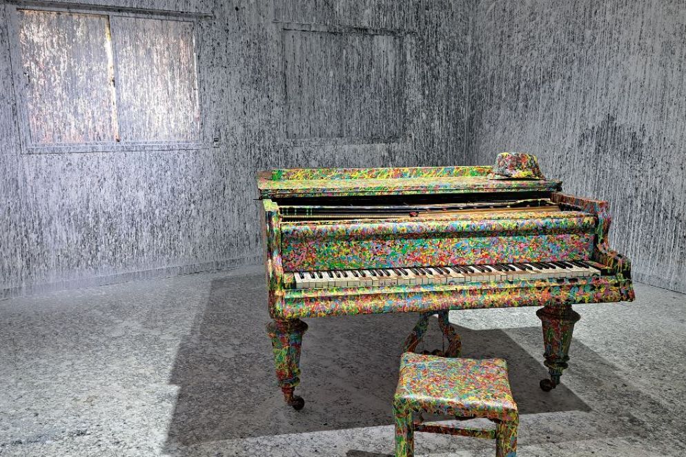 La sala del pianoforte - Brogi