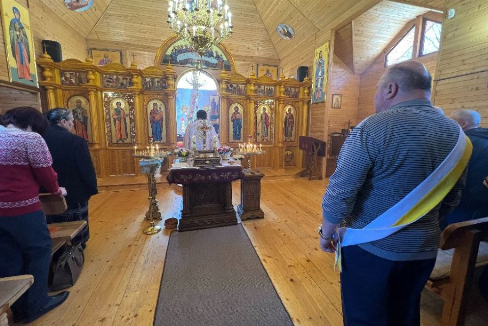 Una Messa della comunità greco-cattolica a Zaporizhzhia - Gambassi