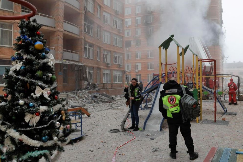 I condomini di Odessa devastati dall'attacco missilistico russo - Ansa