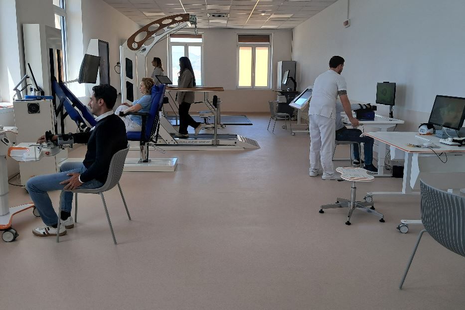 Il Centro della Fondazione a Salerno nel quale sono adottate tecnologie robotiche