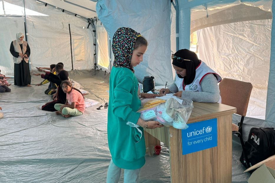 Distribuzione di aiuti - Unicef