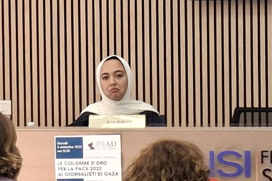 La giornalista palestinese Aya Ashour - Alessia Guerrieri