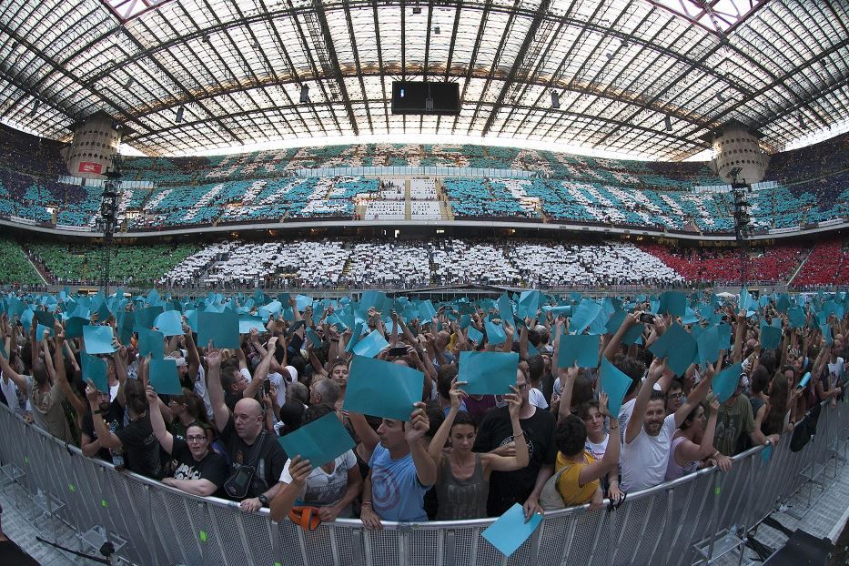 L'attesa di San Siro nel 2016 - ANSA