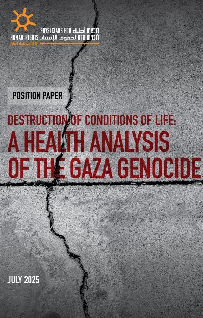 La copertina del rapporto dei gruppi per i diritti umani israeliani - .