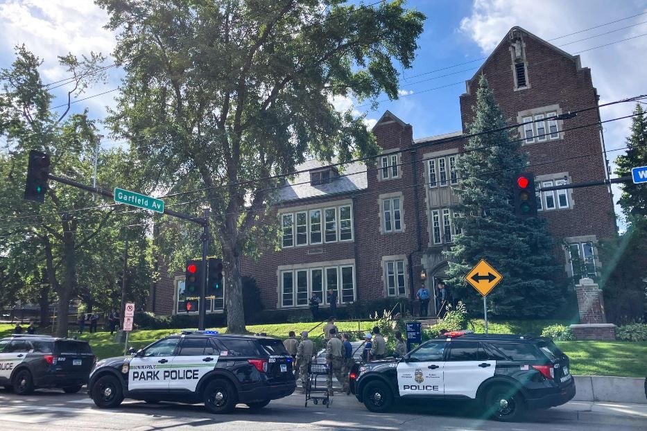 Il complesso scolastico a Minneapolis - ANSA