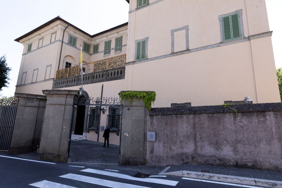 Villa Barberini a Castel Gandolfo che dovrebbe accoglie Leone XIV - Reuters