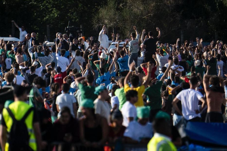 Papa Leone XIV in mezzo ai giovani riuniti a Tor Vergata per la chiusura del loro Giubileo - Gennari-Siciliani
