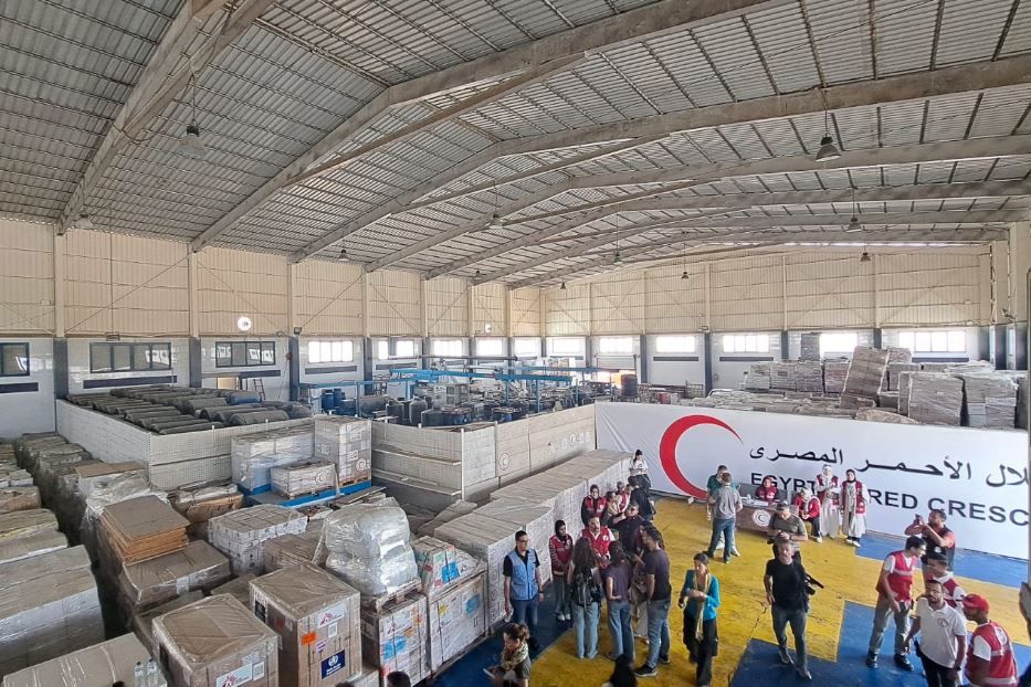 L'hangar dell'Hub 2 ad Al-Arish - L.Liv.