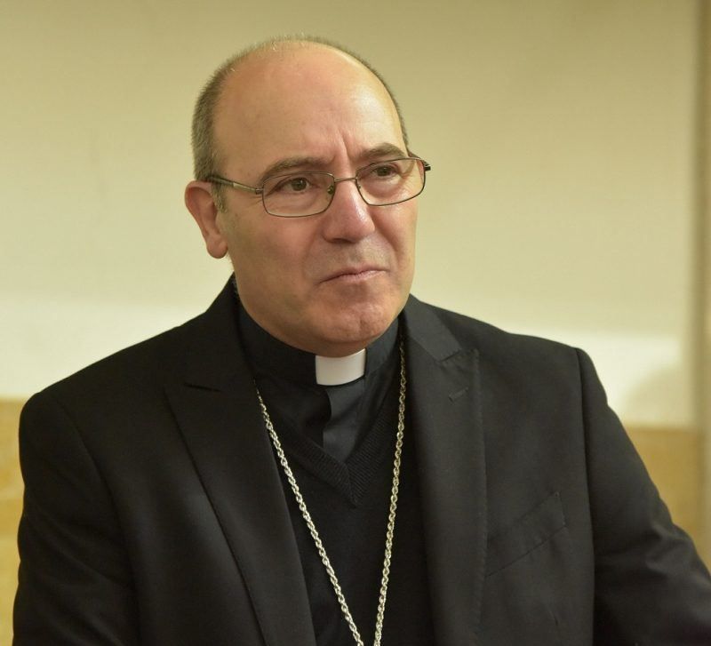 L'arcivescovo di Benevento Felice Accrocca - .