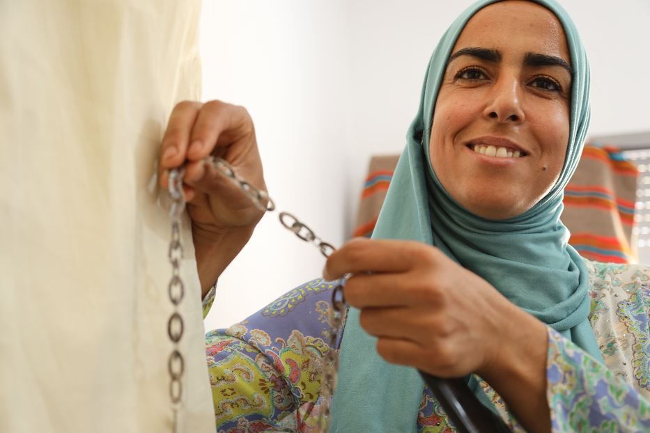 Rihab Ayari, socia della cooperativa di El Krib - Alessandro Galassi