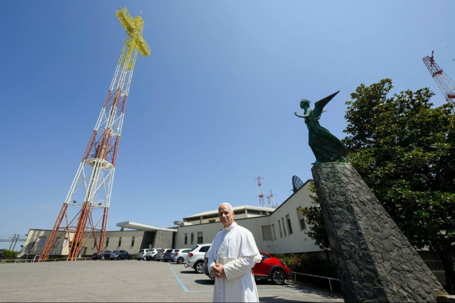 Papa Leone XIV al Centro Radio di Santa Maria di Galeria - Vatican Media