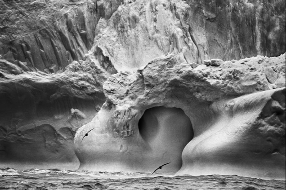 Gli iceberg sono pezzi di ghiacciaio che si staccano e vanno alla deriva nel mare. Tra l’Isola Bristol e l’Isola Bellingshausen, Isole Sandwich Australi, 2009 - © Sebastião Salgado/Contrasto