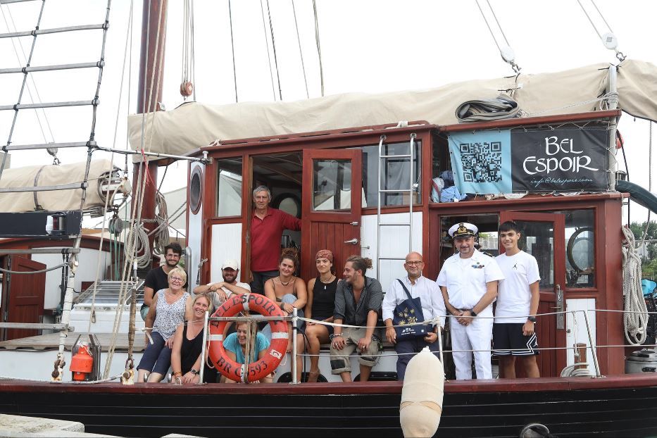 L'arrivo della Bel Espoir a Ravenna con il suo equipaggio di giovani per la pace - Giampiero Corelli