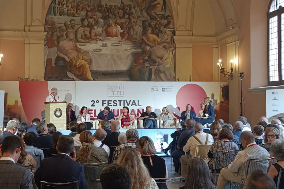 Un momento del Festival dell'Umano tutto intero a Roma - Foto Gramolini