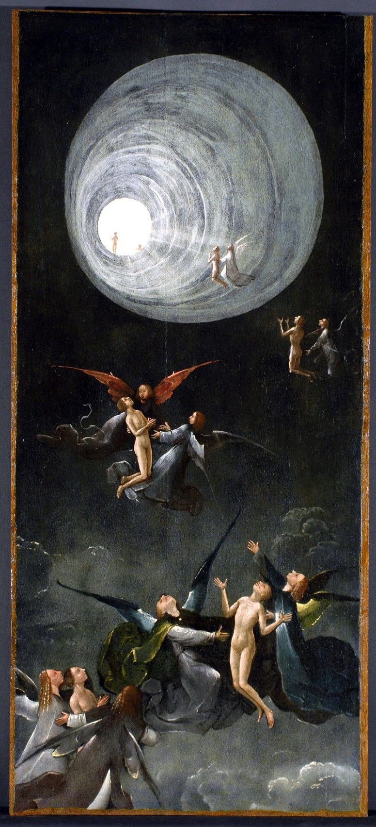 Quattro visioni dell’Aldilà, particolare de Ascesa all’Empireo, 1500-1503,olio su tavola cm 88.8 x 39.9 Galleria dell’Accademia, Venezia.