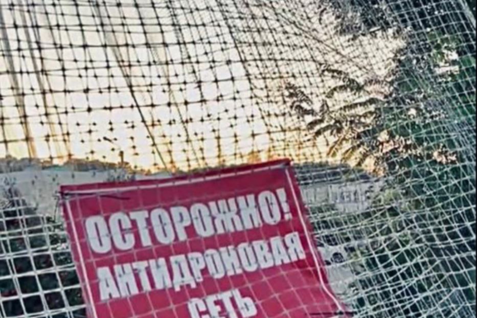 Le reti stese in un villaggio nella regione di Kherson - N.S.