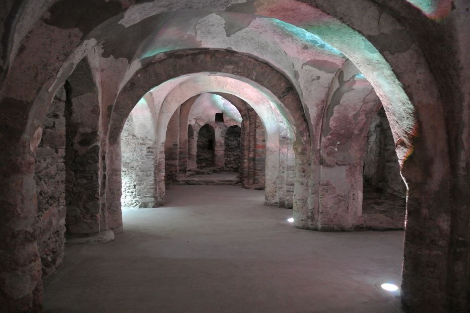 La cripta della chiesa di Saint Léger ad Aymavilles - Foundation Grand Paradis