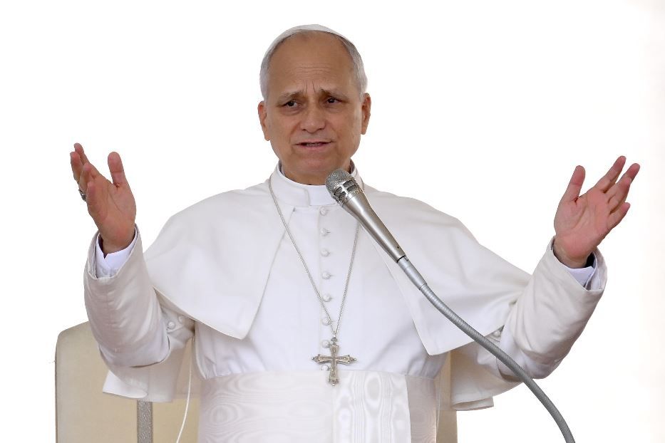 Papa Leone XIV durante l'udienza generale in piazza San Pietro - Ansa
