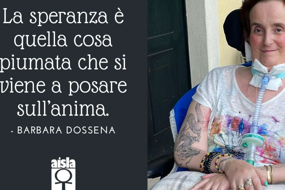 Barbara con una sua frase - .