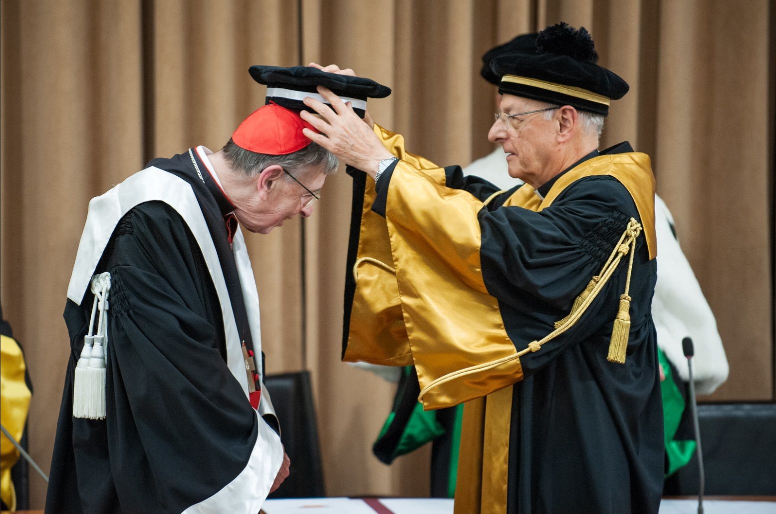 Un momento del conferimento del Dottorato honoris causa