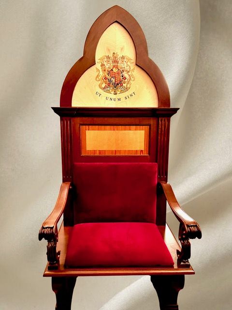 Il seggio reale creato per la celebrazione a San Paolo fuori le Mura / Vatican Media