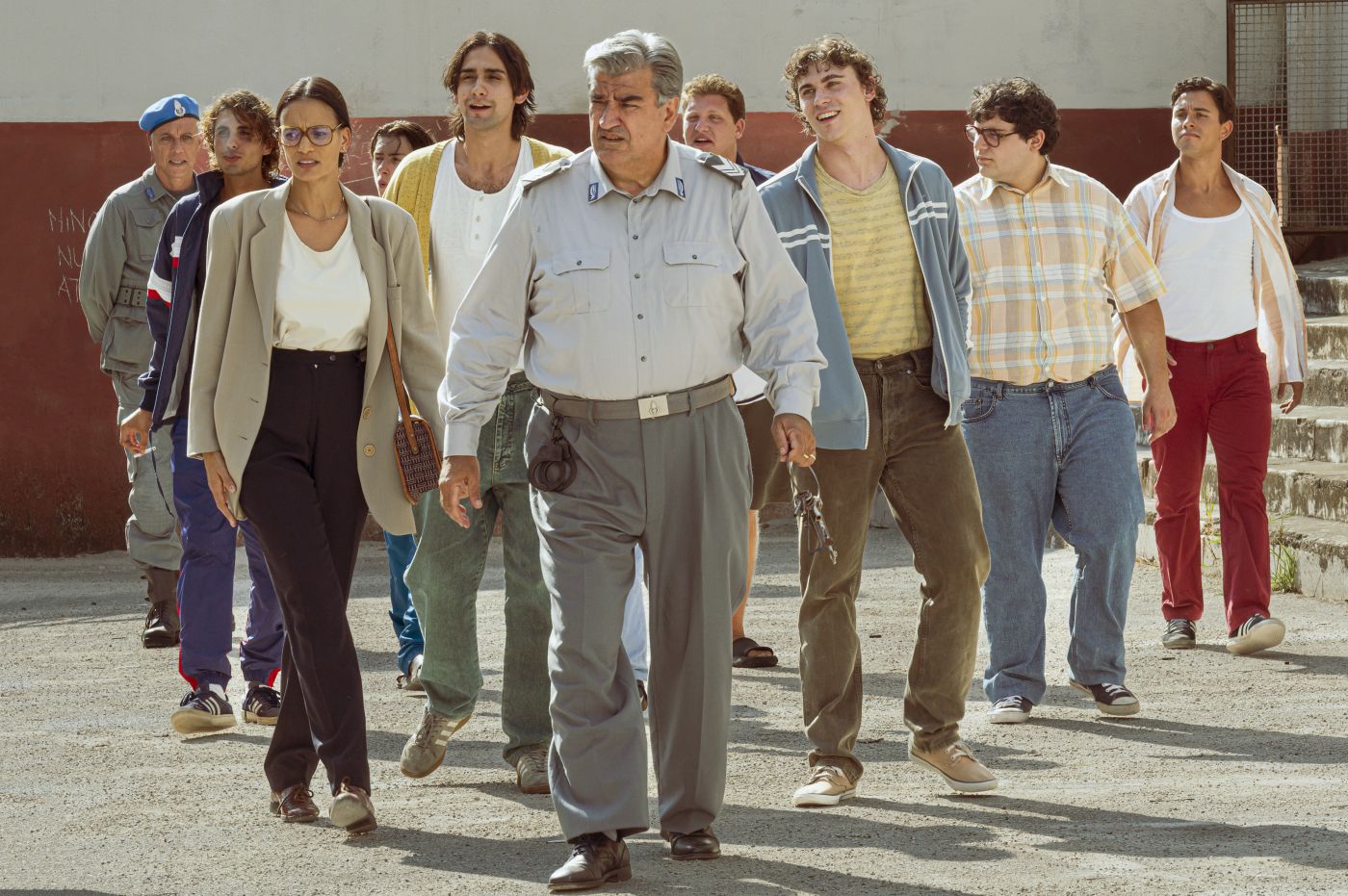 Una scena del film "La salita" con la regia di Massimiliano Gallo. Foto Anna Camerlingo