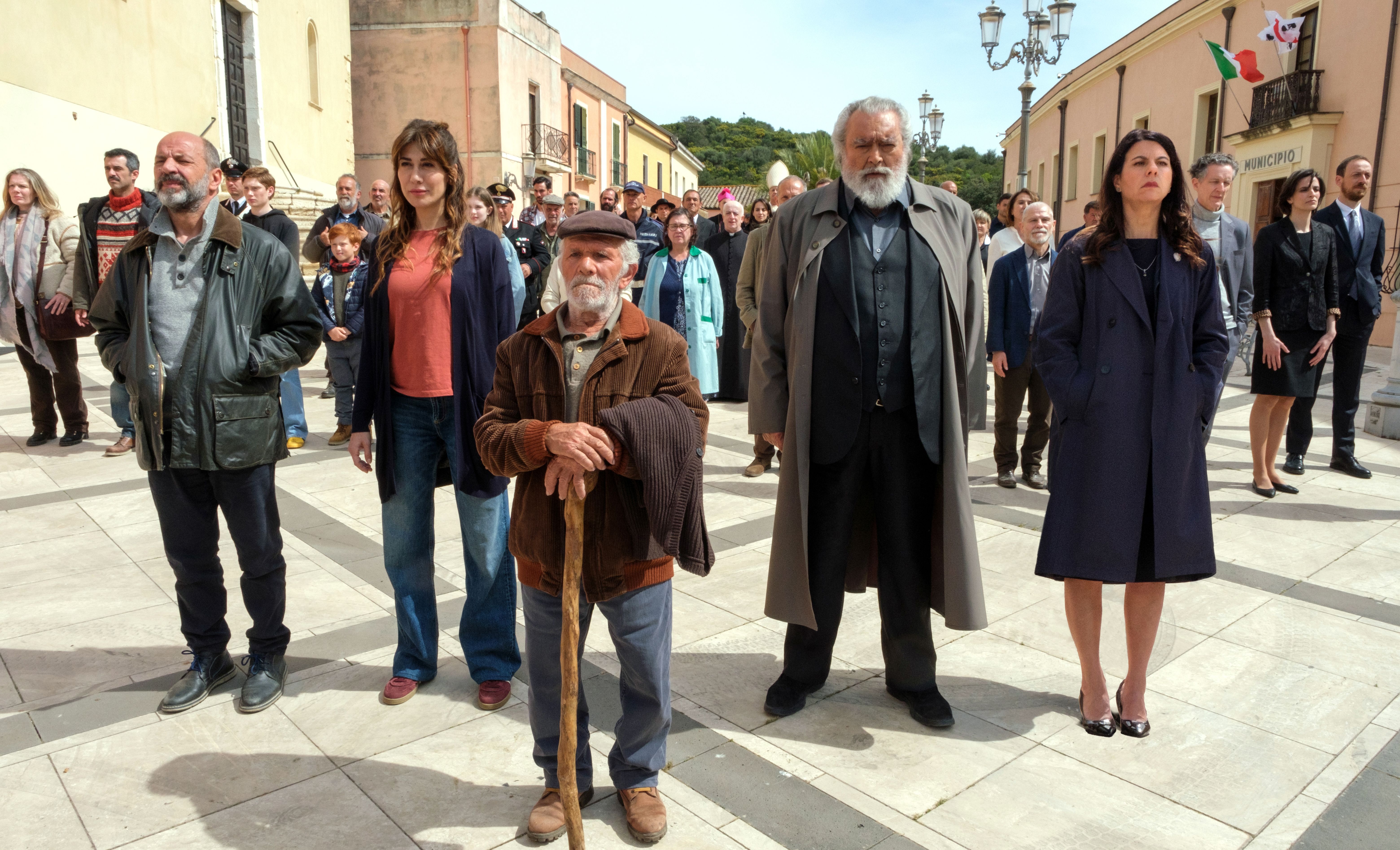 I protagonisti del film di Riccardo Milano "La vita va così": Aldo Baglio, Virginia Raffaele, Ignazio Loi, Diego Abatantuono, Geppi Cucciari @ Claudio Iannone