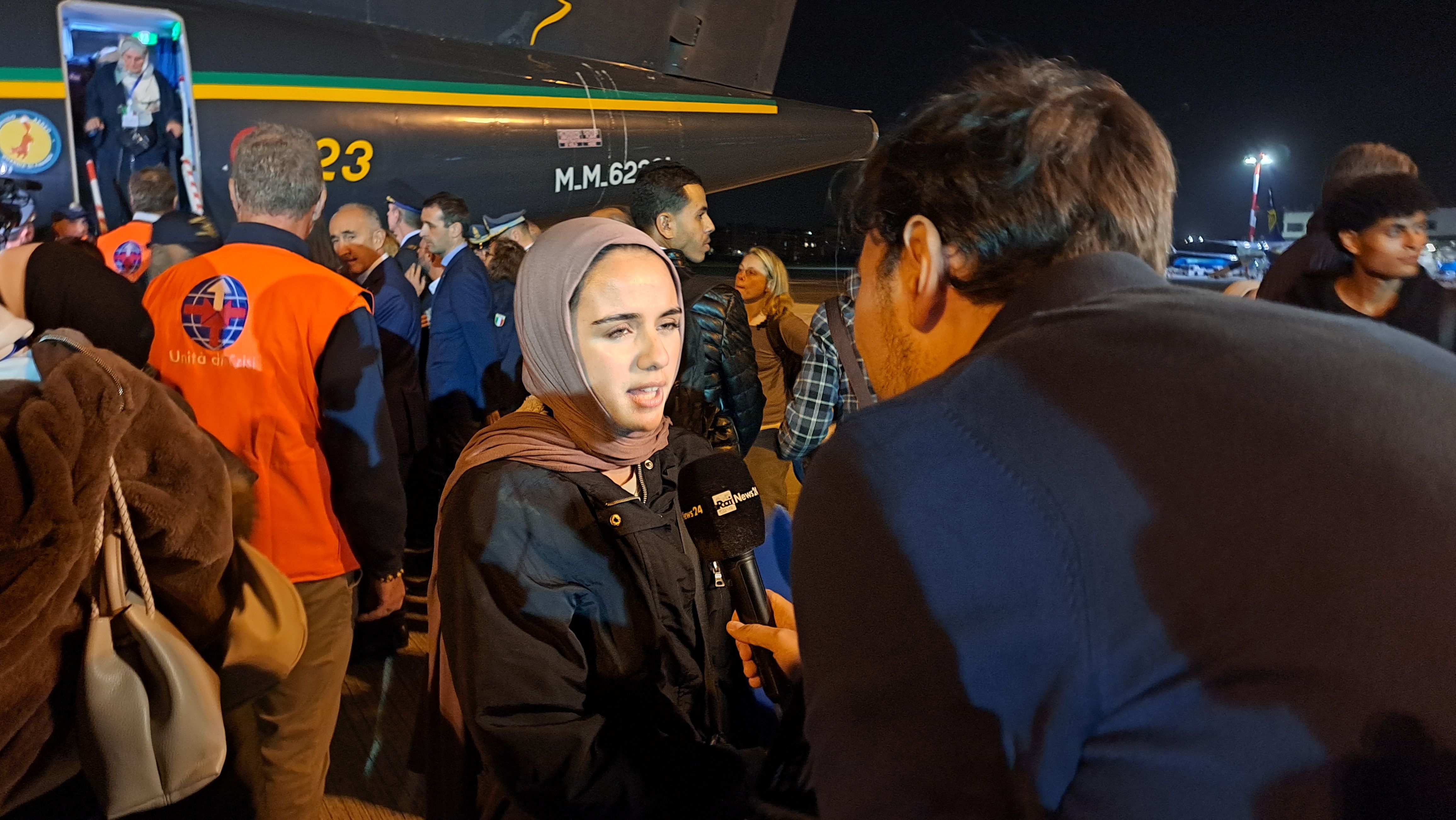 Una studentessa arrivata da Gaza