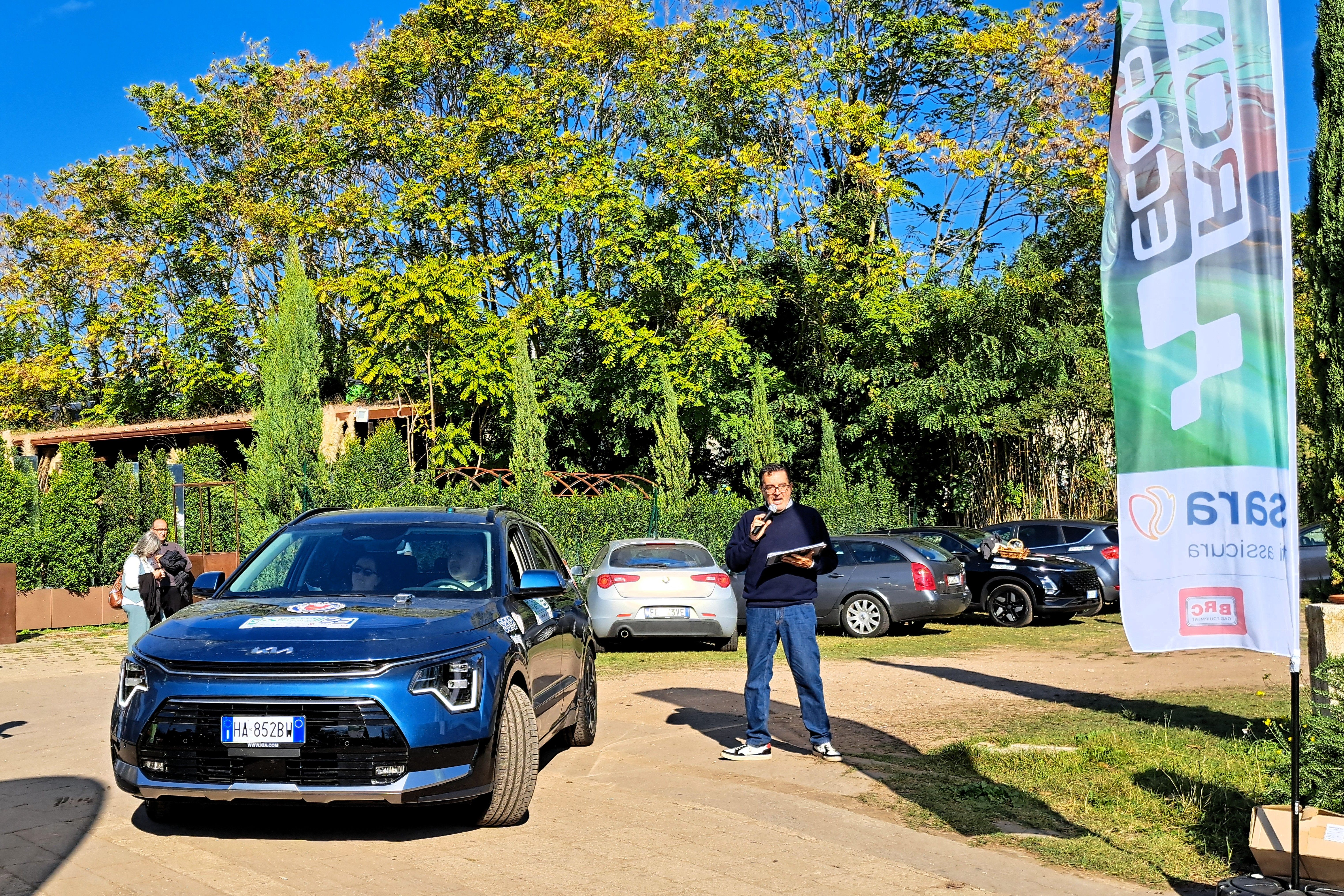 Il via presso l'Appia Antica a Roma