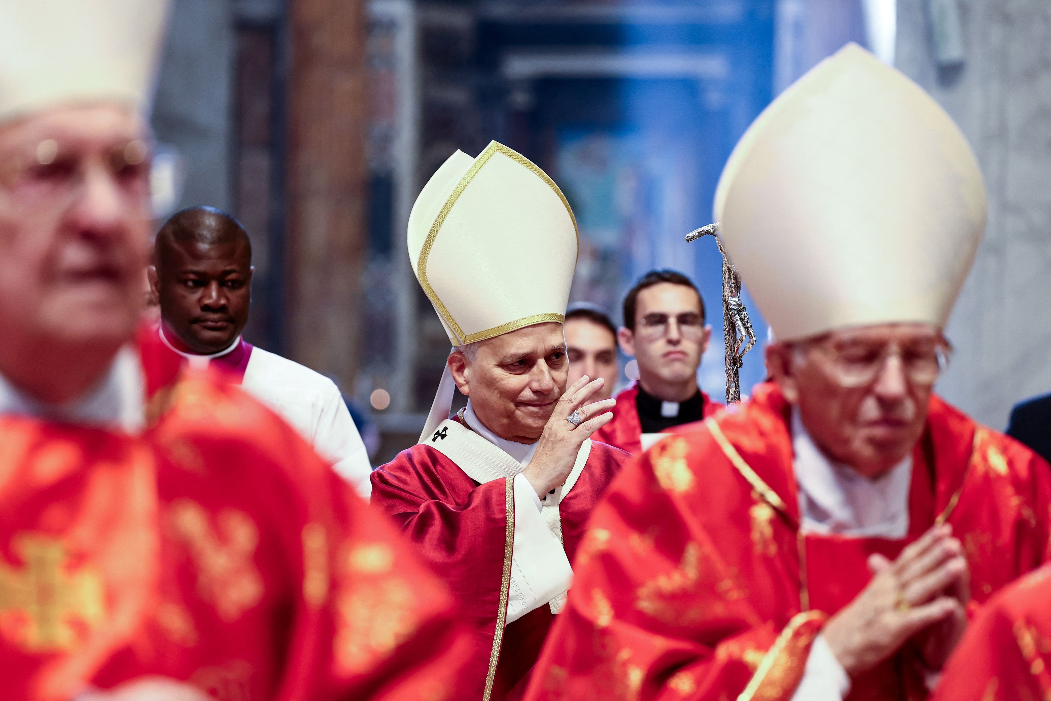Papa Leone XIV presiede la Messa in suffragio di papa Francesco e dei cardinali e vescovi morti nell'ultimo anno / REUTERS