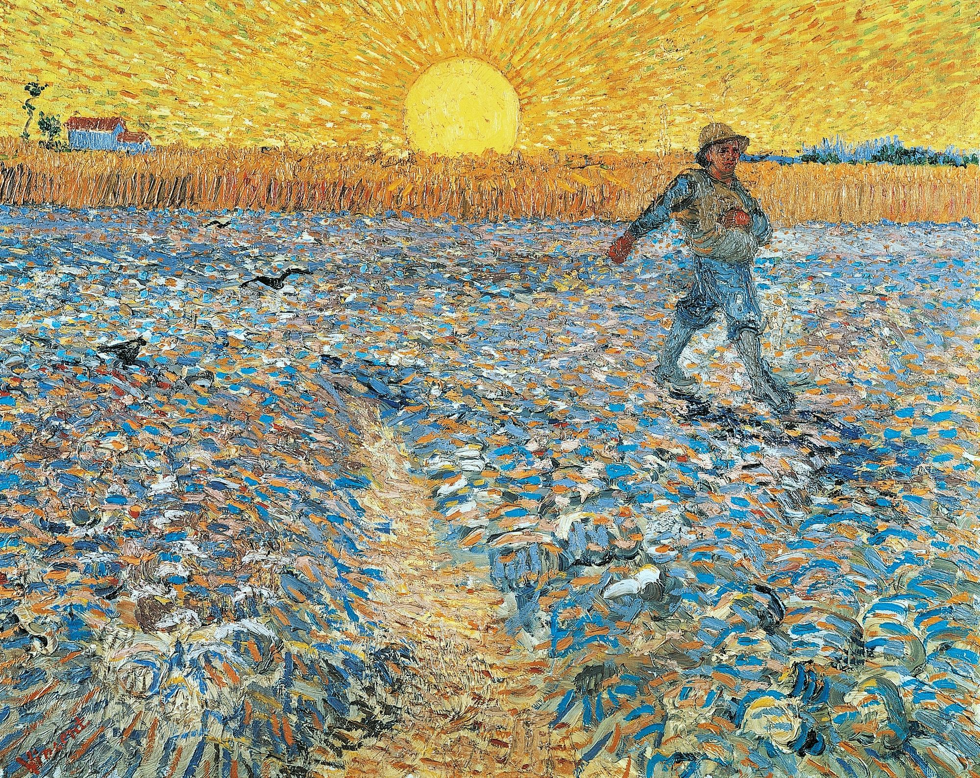 Vincent van Gogh, “Seminatore al tramonto”, 1888 Otterlo, Museo Kröller-Müller / WikiCommons - CC0