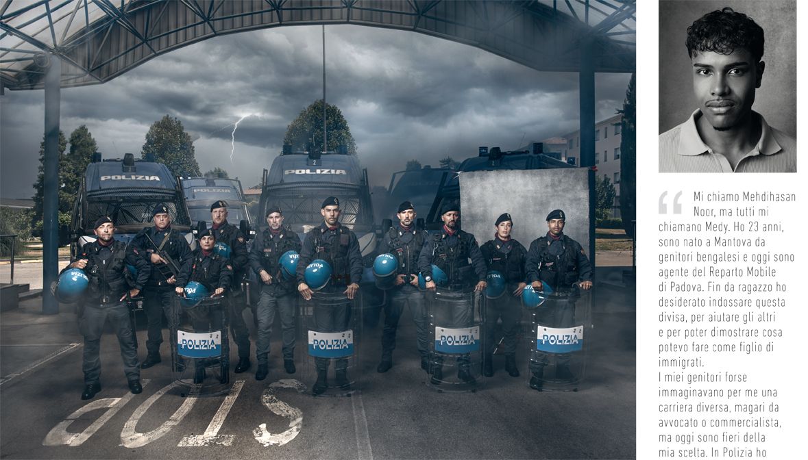 La storia di Medy nel mese di dicembre del calendario 2026 della Polizia di Stato.