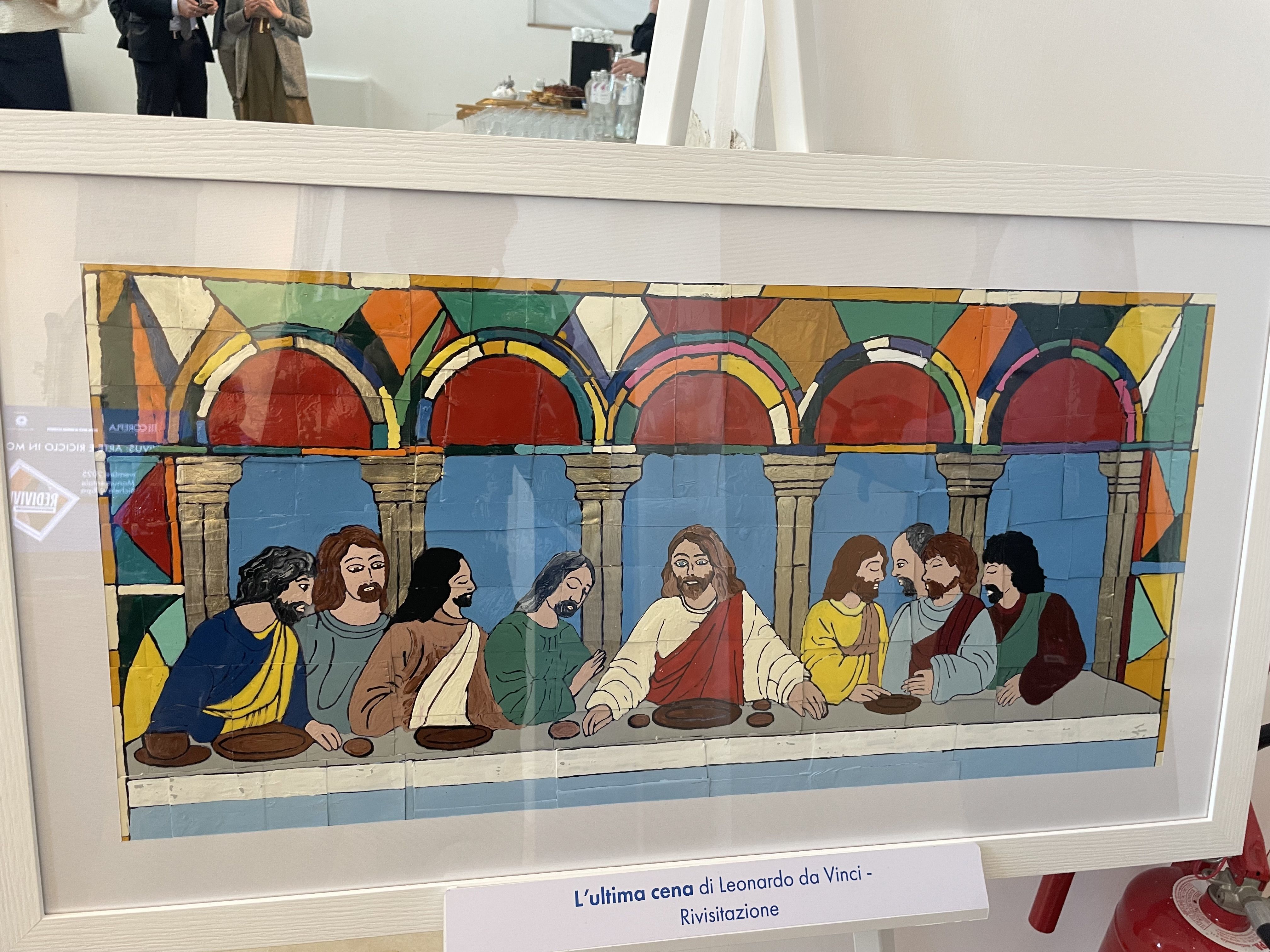 "L'ultima cena" realizzata dai minori coinvolti nel progetto "Redivivus"