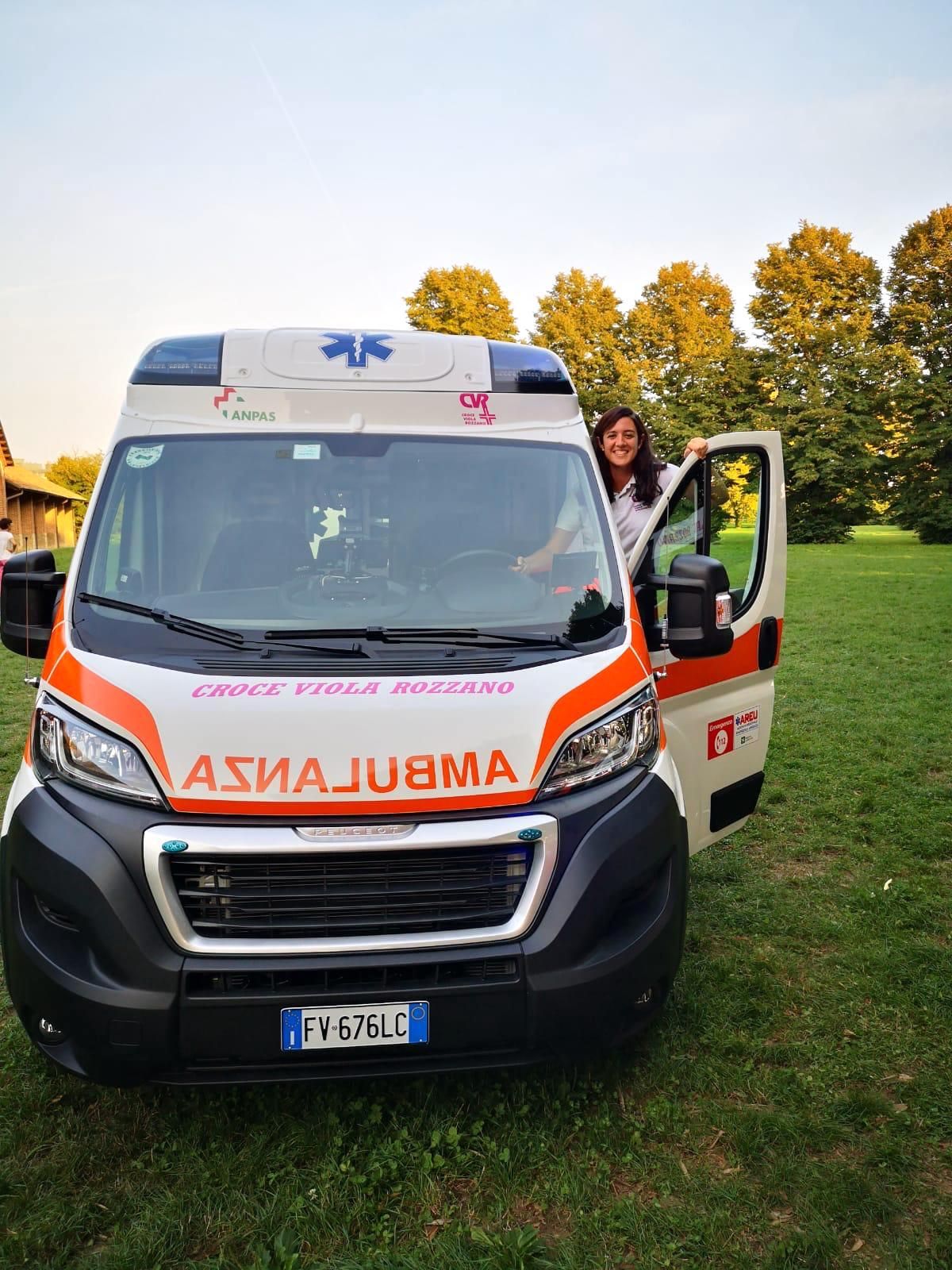 Suor Marzia Francesca ai tempi del volontariato nel 118