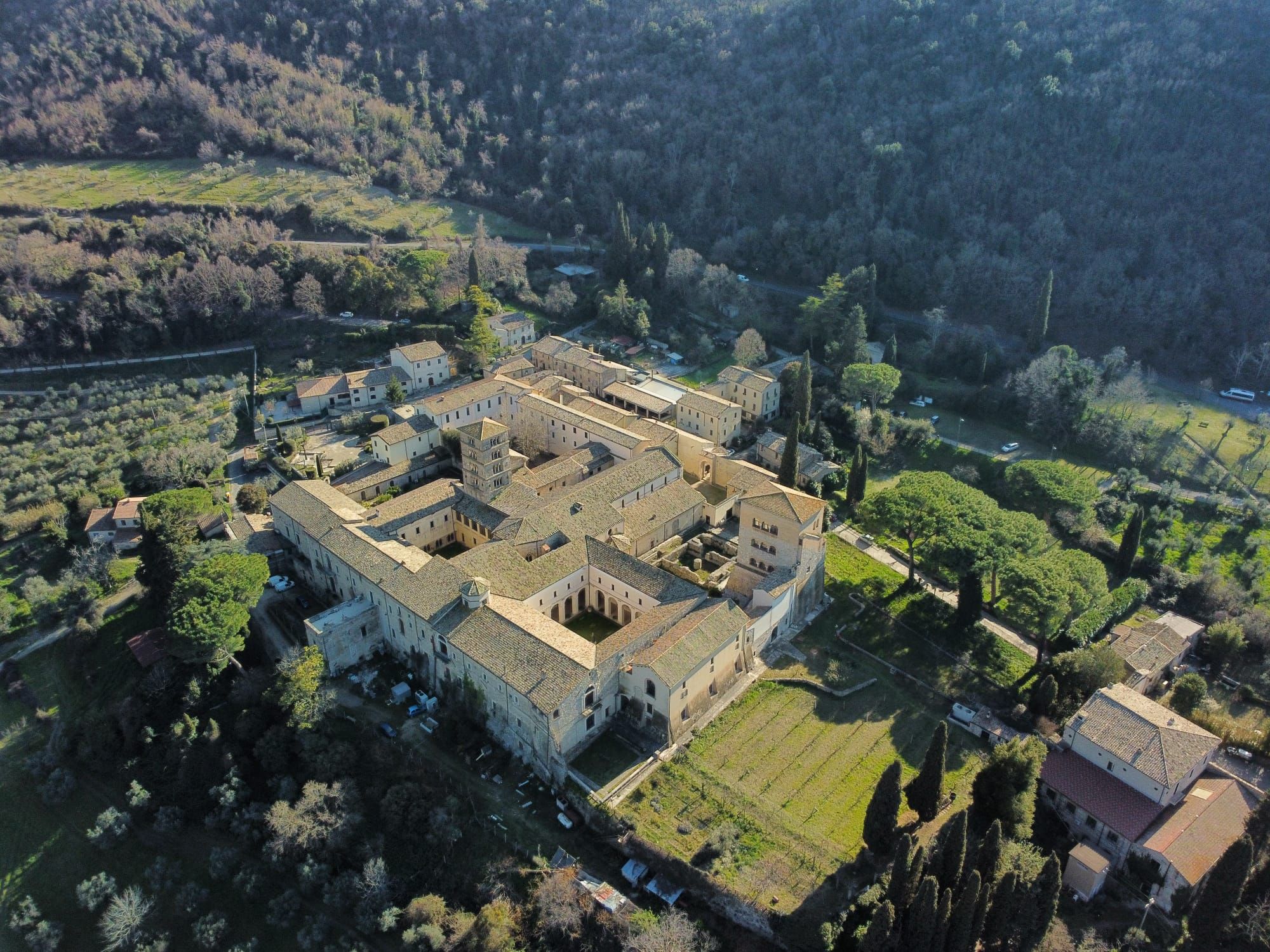 L'abbazia di Farfa, nel cuore della Sabina. Foto di Fabrizio Mei