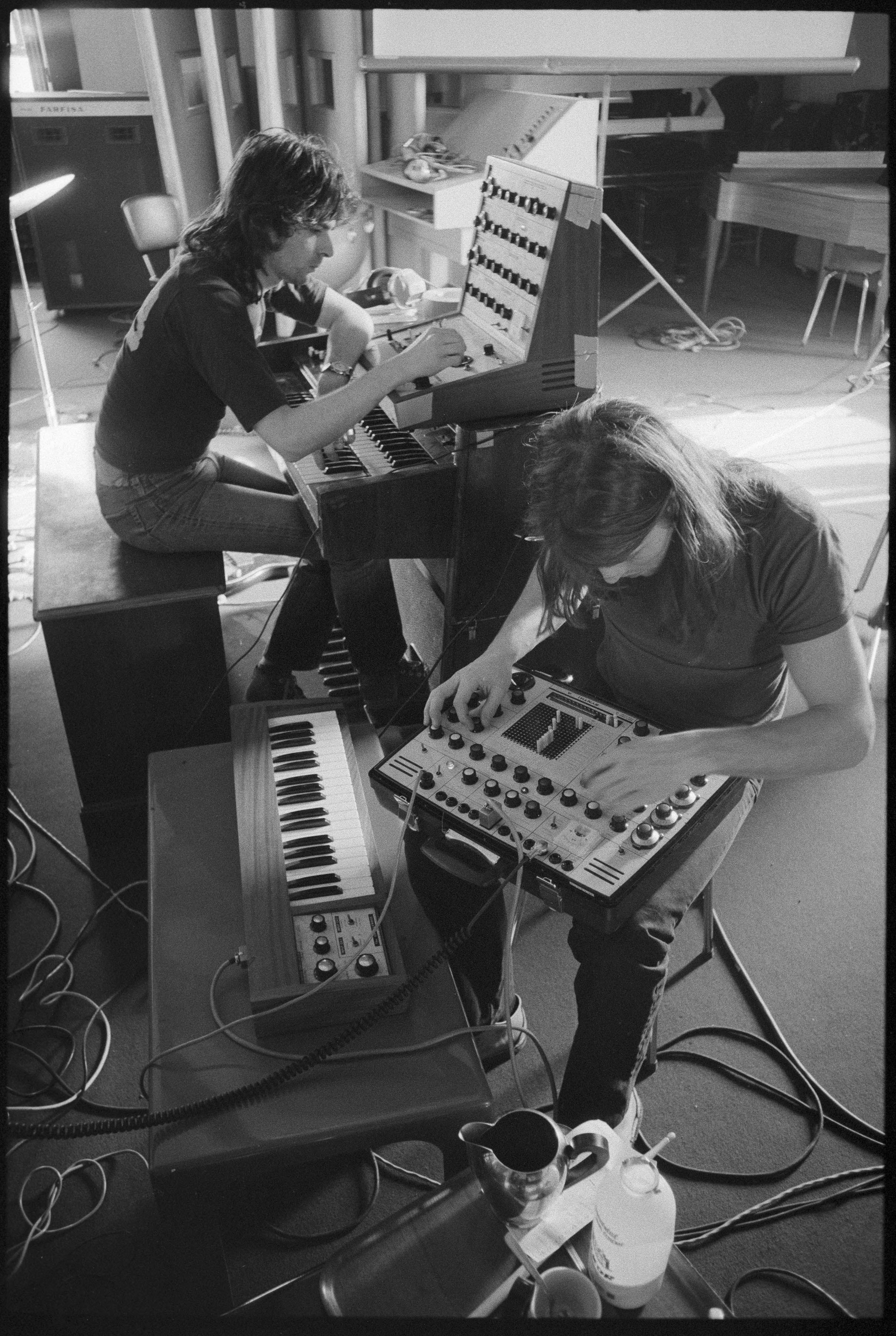 I Pink Floyd al lavoro nei "mitici" Abbey Road Studios di Londra / Sony Music Entertainment 